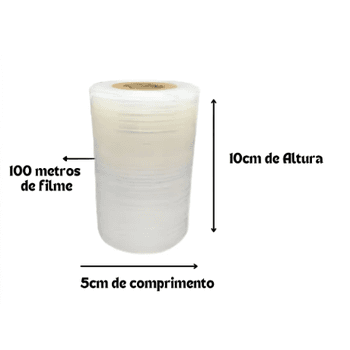 Filme Para Embalagem 100 x 0,025mm - 05488 - Casa da Borracha