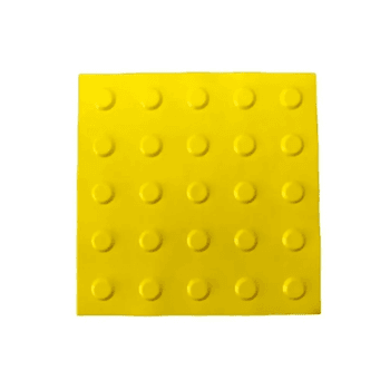 Piso Tátil Alerta Amarelo 25 X 25 Kapazi - 09140 - Casa da Borracha