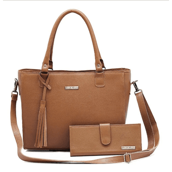 Bolsa Feminina Couro Legitimo 2 Alças +carteira DM-05B - Daniella Marques | Bolsas Femininas em Couro