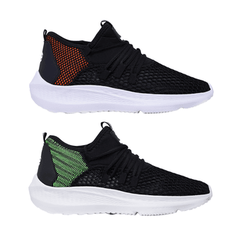 Kit 2 Pares de Tênis Ever Run - Verde / Laranja