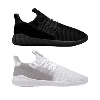 Kit 2 Pares de Tênis Kingston - Preto / Branco