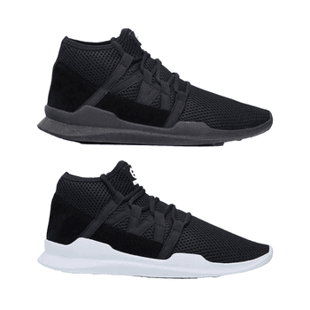 Kit 2 Pares de Tênis Marvin Cano Alto - Preto / Preto e Branco