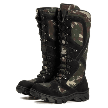 Bota Coturno Militar Fulgore Caça e Pesca Preta - FULGORE MILITAR
