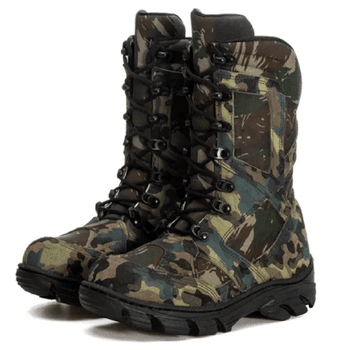 Bota Coturno Militar Cano Médio Fulgore Caça e Pesca Camuflado - FULGORE MILITAR