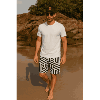 Short Masculino Forthem Geometric 19 - 47850001 - Forthem ®