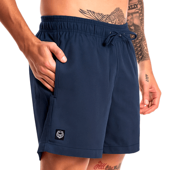 Short Masculino Forthem Linho Básico Azul Marinho ... - Forthem ®