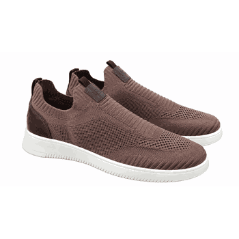Sapatenis Laroche Apolo em Knit - Marrom E L - Calçados Laroche