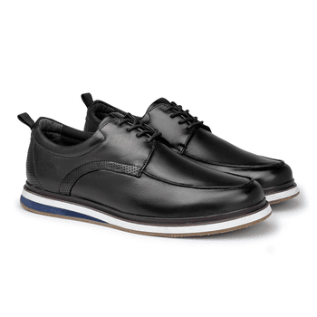 Sapato Casual Laroche Oasis em Couro - Preto - Calçados Laroche