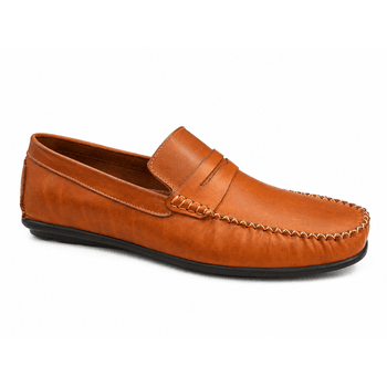 Mocassim Masculino Laroche Viena em Couro - Whisky E L - Calçados Laroche