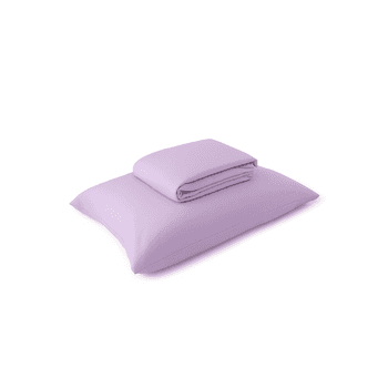 Kit Lençol Solteiro King Violeta + Fronha - Exclus... - Novo Toque Enxovais