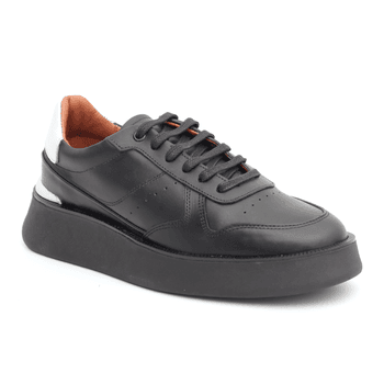 Sapato Casual Masculino Confort Olimpo Preto-branc - Mr. Light | Oficial®