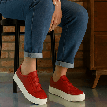 Tênis Slip On Couro Premium 2229-P - PDK FOOTWEAR