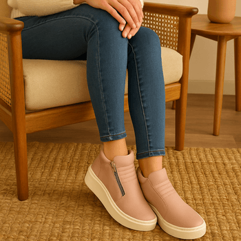 Bota Cano Baixo Premium Couro Legitimo 2096 - PDK FOOTWEAR