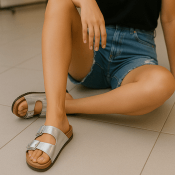 Birk Couro Premium Estelar Prata 100 - 282 - PDK FOOTWEAR