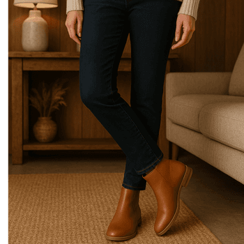 Bota Cano Baixo Couro Legitimo Premium Plume Whisk 9999 - PDK FOOTWEAR