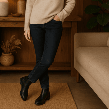 Bota Em Couro Legitimo Premium Confort Preto 9999 - PDK FOOTWEAR