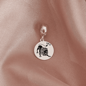 Berloque Signo Leão Prata 925 - 1011832538 - Roanne Jóias