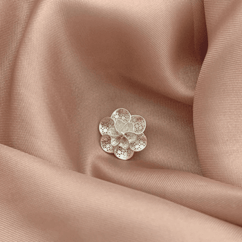 Pingente Flor Rendada Prata 925 - 1011832736 - Roanne Jóias