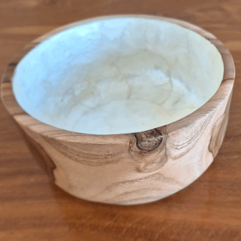 Bowl Teca Madrepérola M - SANTAMARIA DESIGN E MOVELARIA