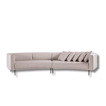 Sofá Rocco curvo - SANTAMARIA DESIGN E MOVELARIA