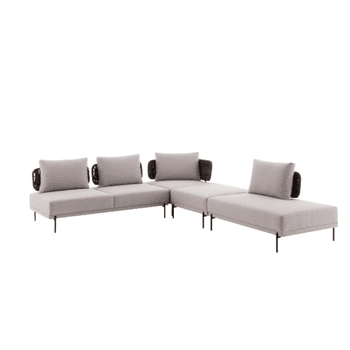 Sofá Thor curvo - SANTAMARIA DESIGN E MOVELARIA