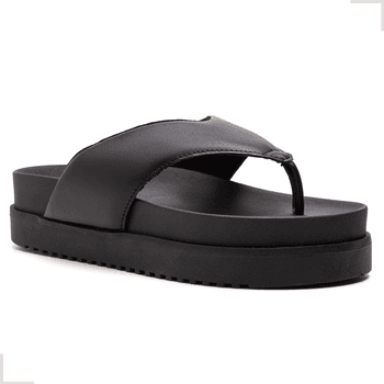 Sandalia Chinelo Papete Feminina Asa Delta Flat Pl... - Sarah Machado Shoes