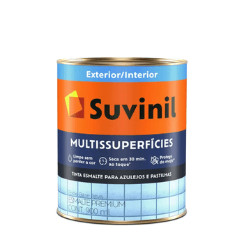 TINTA 900ML MULTISSUPERFÍCIES ACETINADO BRANCO - EPOXI BASE D'ÁGUA SUVINIL