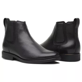  BOTA CHELSEA ANATÔMICA COURO FLOATHER PRETO - Xucrão Boots | Botas e Botinas Country Premium