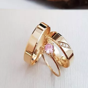 Aliança de Ouro 18k O PAR