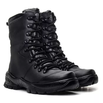 Bota Coturno Em Couro Militar Phanton Hi - ARMATA BOTAS
