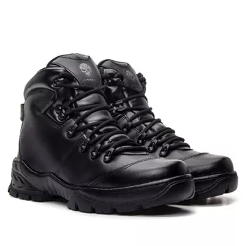 Bota Coturno Em Couro Militar Phanton - ARMATA BOTAS