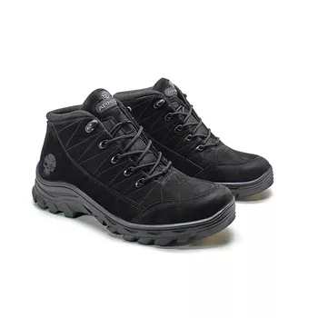 Bota Coturno em couro Militar Armata Cross - Preto Nobuck - ARMATA BOTAS