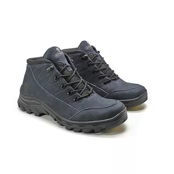 Bota Coturno em couro Militar Armata Cross - Marinho - ARMATA BOTAS