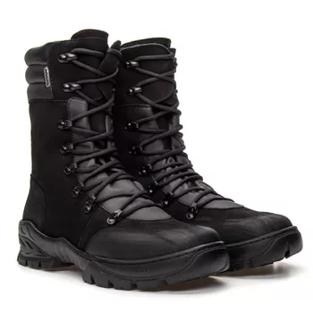 Bota Coturno Impermeável Militar Armata AMX - Preto - ARMATA BOTAS