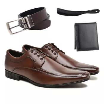kit Social Magnum Mouro + Cinto Dupla Face + Carte... - BERGANNO