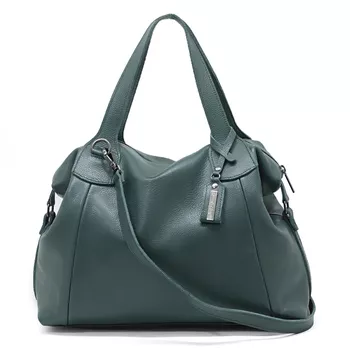 Bolsa Grande Couro Legitimo verde militar ref:DM-01 - Daniella Marques | Bolsas Femininas em Couro