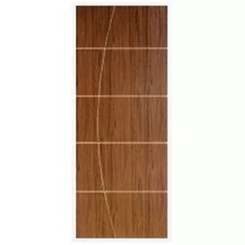 PORTA CT04 FRISADA HDF SUCUPIRA 210X70CM | FLUZÃO CONSTRUÇÃO