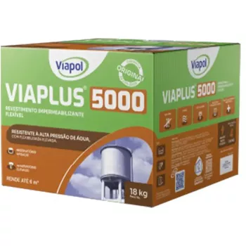 VIAPOL VIAPLUS 7000 FIBRAS CX 18KG | FLUZÃO CONSTRUÇÃO