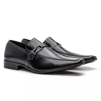 Sapato Clássico Social Masculino Preto - FrancaSapatos | Sapatos em Couro Direto da Fábrica