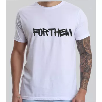 Camiseta Branca Forthem Wolf The Logo - CMBRFT06 - Forthem ®