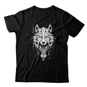 Camiseta Preta Forthem Wolf Artific - CMPTFT26 - Forthem ®