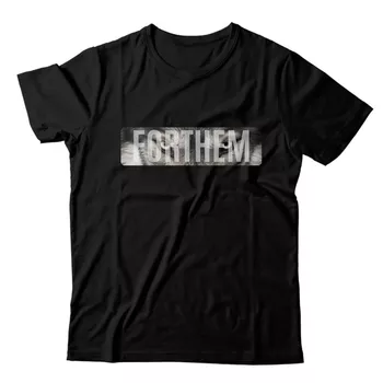 Camiseta Preta Forthem Wolf Logo Eyes - CMPTFT73 - Forthem ®