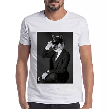Camiseta Lobo Óculos Branco - 42170001 - Forthem ®