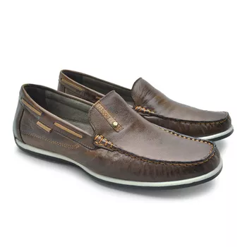 Mocassim Paraty de Couro - Chocolate - Calçados Laroche