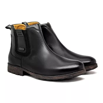 Bota Chelsea Saara em Couro - Preto - Calçados Laroche