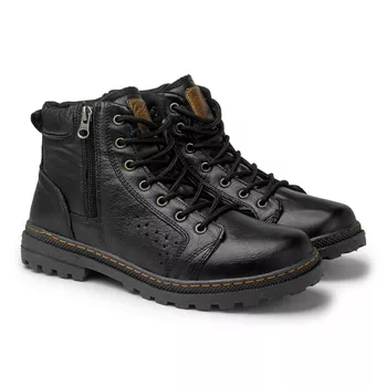 Bota Vacanza em Couro - Preto - Calçados Laroche