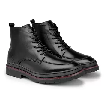 Bota Masculina Londres em Couro Legitimo - Preto - Calçados Laroche