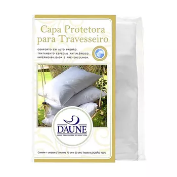 Capa Protetora p/ Travesseiro Impermeabilizada Dau... - Novo Toque Enxovais