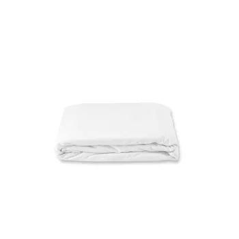 Lençol Casal com Elástico Branco - Exclusiva Malha... - Novo Toque Enxovais