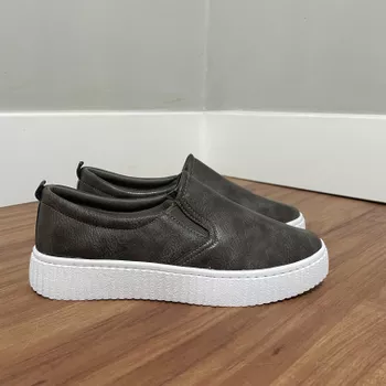Slip On Cecilia - Cimento - B433 - Outlet Banana Rosa
